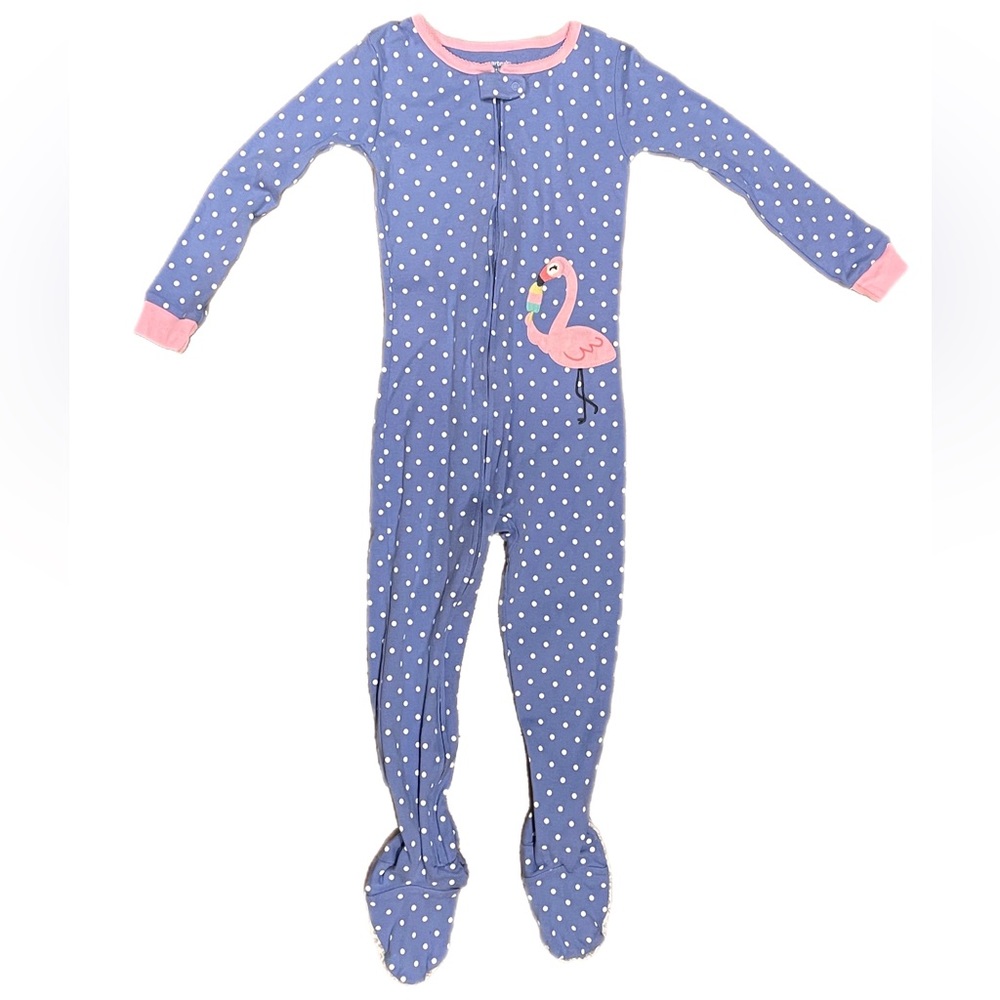 Carter’s Purple Flamingo Footie Pajamas 5T